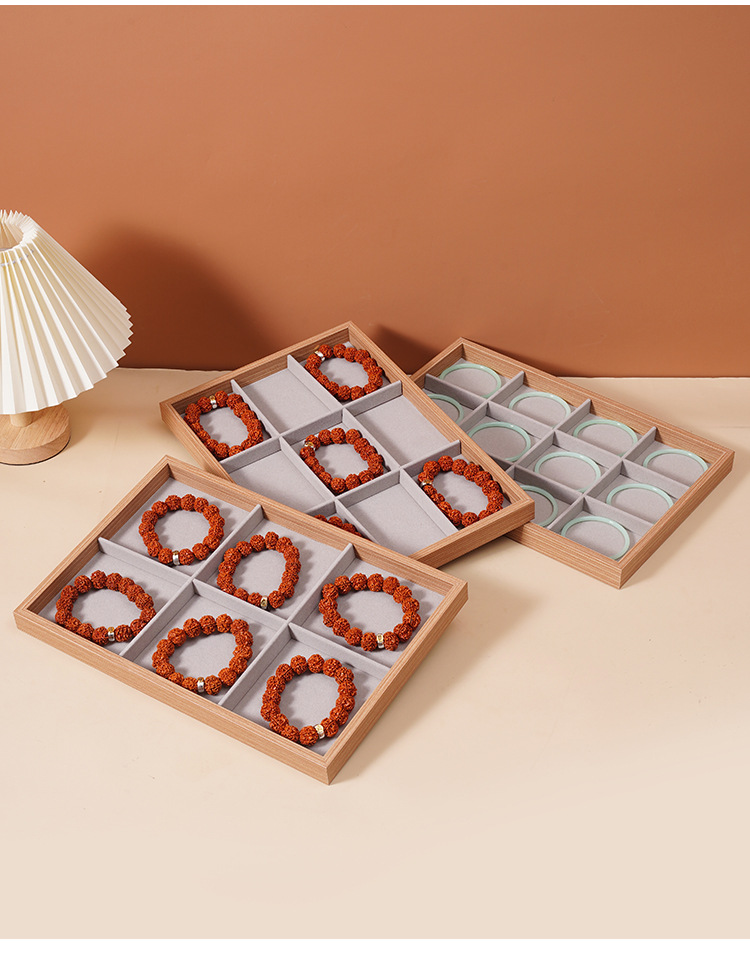 All Seasons Season Modern Style Style 1 Piece Wood Modern Style Solid Color Jewelry Display