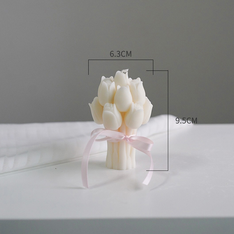 Tulipanes, flores, flores, velas de aromaterapia, velas de atmósfera, regalos de San Valentín, decoraciones de velas de aromaterapia