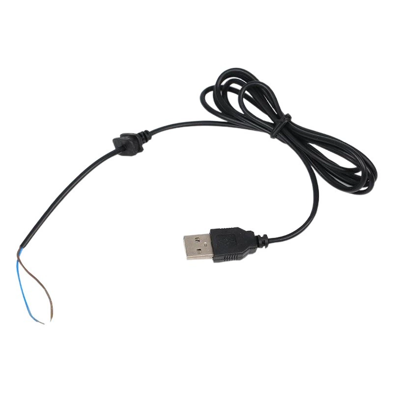 Ночной светильник USB-кабель 2 ядра USB провод одноголовый 5В USB вентилятор москитная лампа бритья USB кабель завод