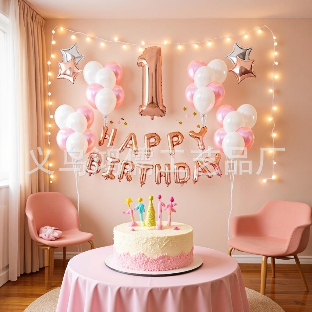 In-Stock Amazon 1-90 Year Old Number + Happybirthday Multi-Color Birthday Balloons Available for Immediate Delivery