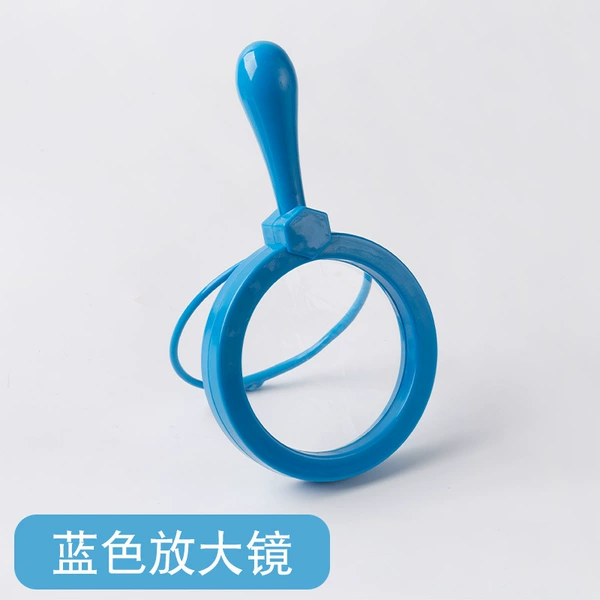 Blue magnifying glass