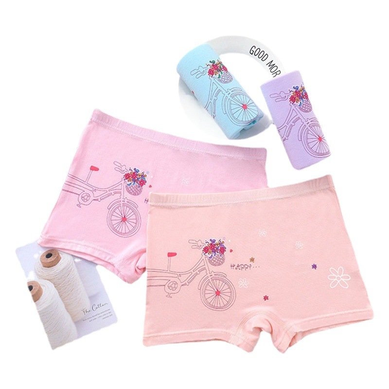 Children's underwear boys and girls underwear boxer baby shorts cotton children's girls large children's underwear factory direct sales