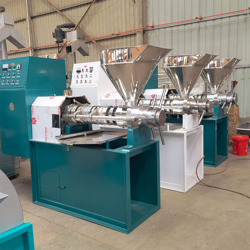 葵花籽小型螺旋式榨油机油坊商用全自动榨油机多功能花生榨油设备