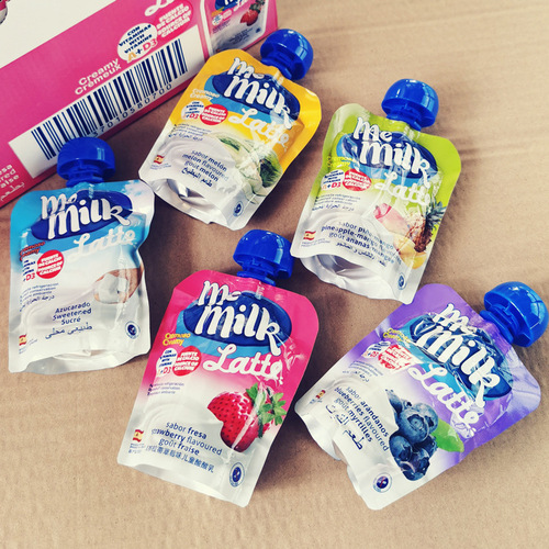 Spanish imported me milk wonderful latte sucking milk wonderful yogurt multi-flavored sour yogurt drink 18 bags