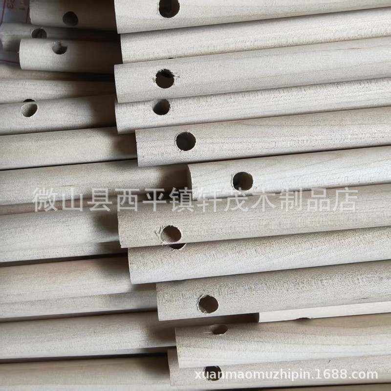 Solid Wood Flagpole, Round Wooden Stick with Holes, Cat Teaser Stick with Wooden Handle, Small Wooden Stick of Various Sizes with Holes, Supports Customization Solid Wood Flagpole, Round Wooden Stick with Holes, Cat Teaser Stick with Wooden Handle, Small Wooden Stick of Various Sizes with Holes, Supports Customization