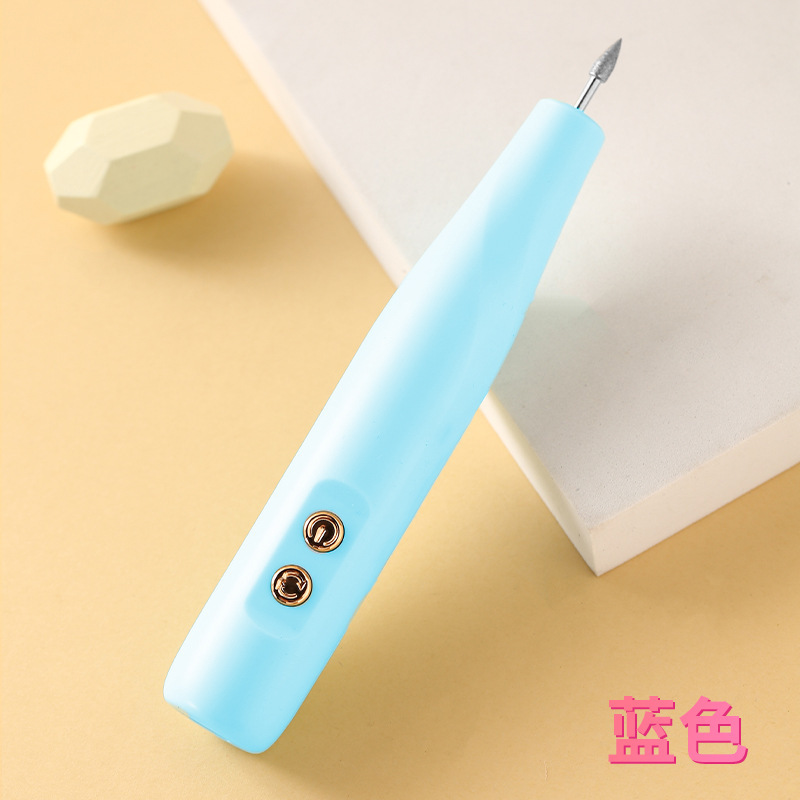 クロスボーダー電動マニキュア小型マニキュア家庭用ポータブルマニキュア除去ツール充電式研磨ペン|undefined