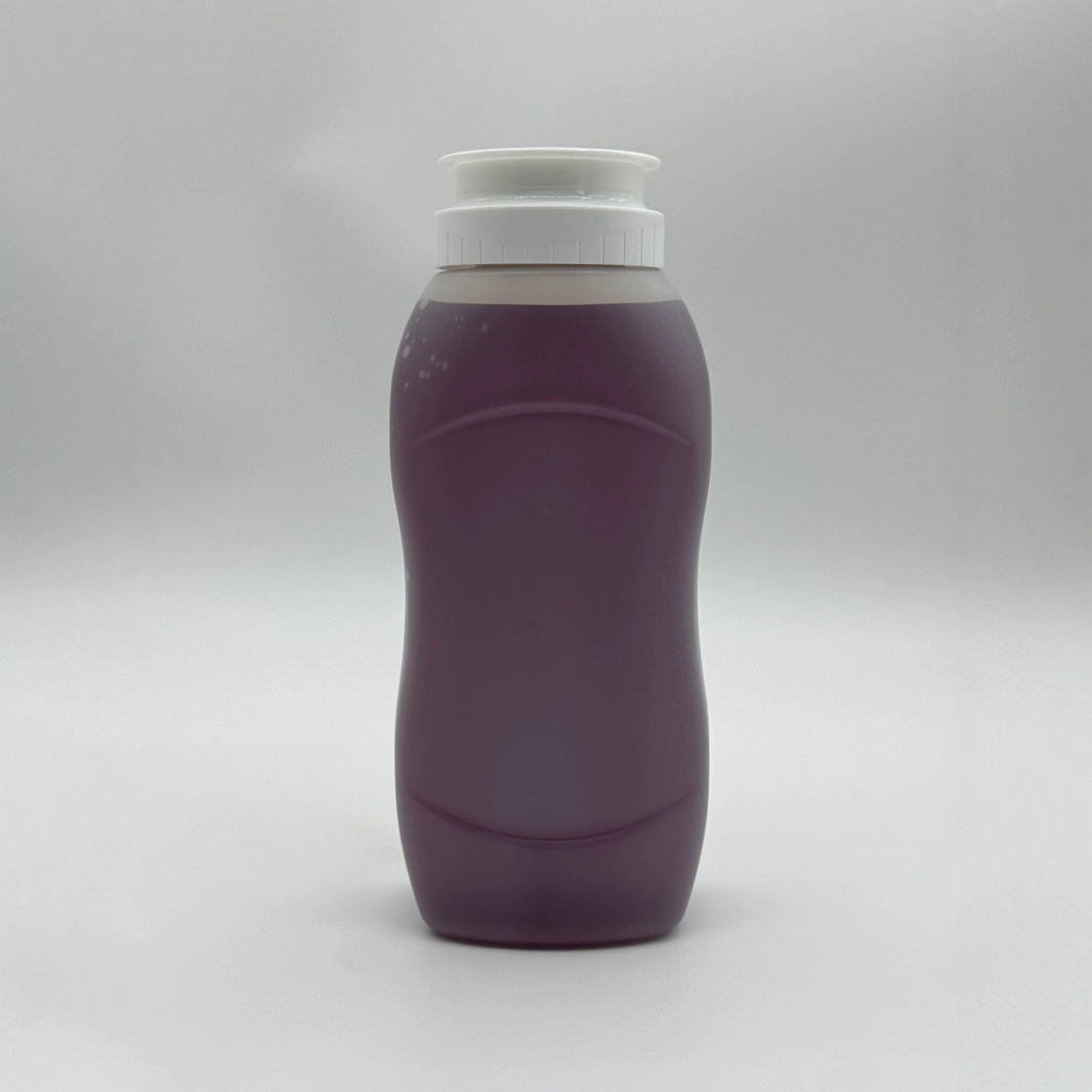 335毫升A035 酱料瓶硅胶挤挤盖pe调味罐沙拉酱蚝油调料醋瓶
