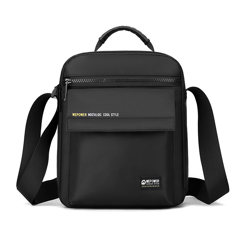 Wepower nuevos hombres casual simple bolso de hombro portátil de gran capacidad de almacenamiento bolsa de mensajero bolso de negocios