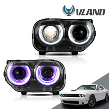 适用于道奇挑战者汽车led大灯总成改装Challenger头灯日行灯总成