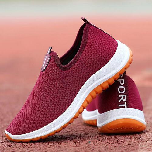 Cloth shoes, soft soles, breathable walking sports and casual shoes, comfortable spring, autumn and winter tendon sole men's and women's shoes, flat soles, one-legged shoes
