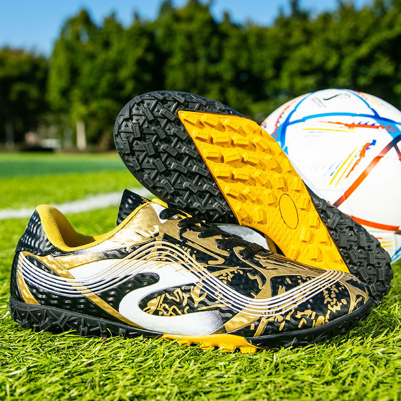 Zapatos de fútbol profesionales de clavos adultos TF niños chicos chicos
