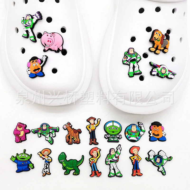 Украшения для обуви Toy Story 20 шт., вставки для Crocs с персонажами (Вуди, Баз, Рекс)