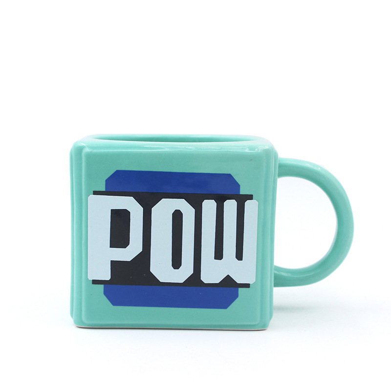 Selección estricta de Super Mary juegos de tubería de agua pixel taza de agua de dibujos animados alcantarillado taza de café