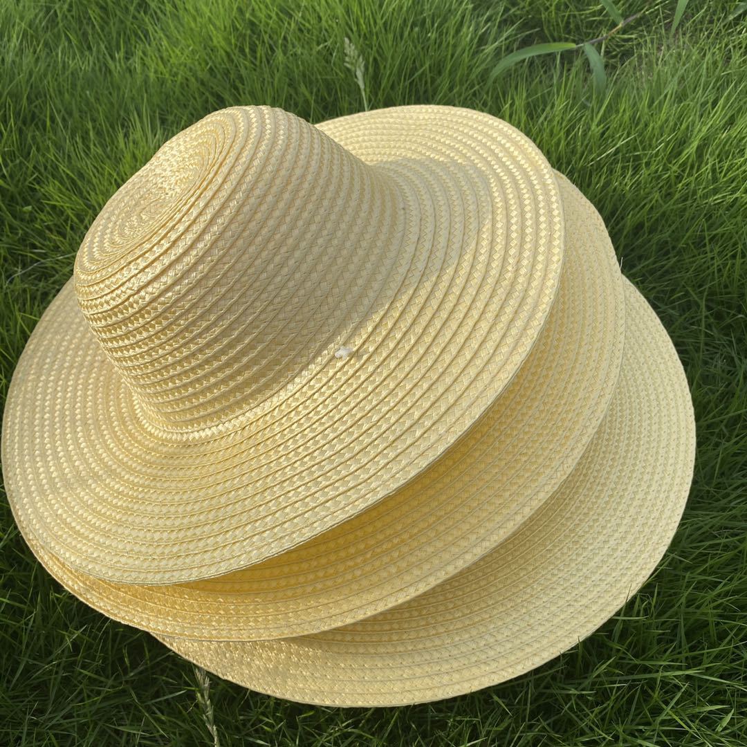 straw hat pastoral agricultural labor protection sun hat garden logo printing diy graffiti painting plastic big brim woven