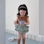儿童女童无袖翻领t恤衫