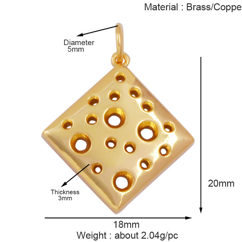 1g Weight Pendant Jewelry Making Type 10 * 15mm Jewelry Making Size DIY Jewelry Accessories Classification 1 Piece Quantity Copper Material Geometric, Windmill Pattern All Seasons Season Polished Finish Plating Design Sweet, Classic Style Style 1 Piece 10 * 15mm Copper Geometric Windmill Polished Pendant DIY Jewelry Accessories 27