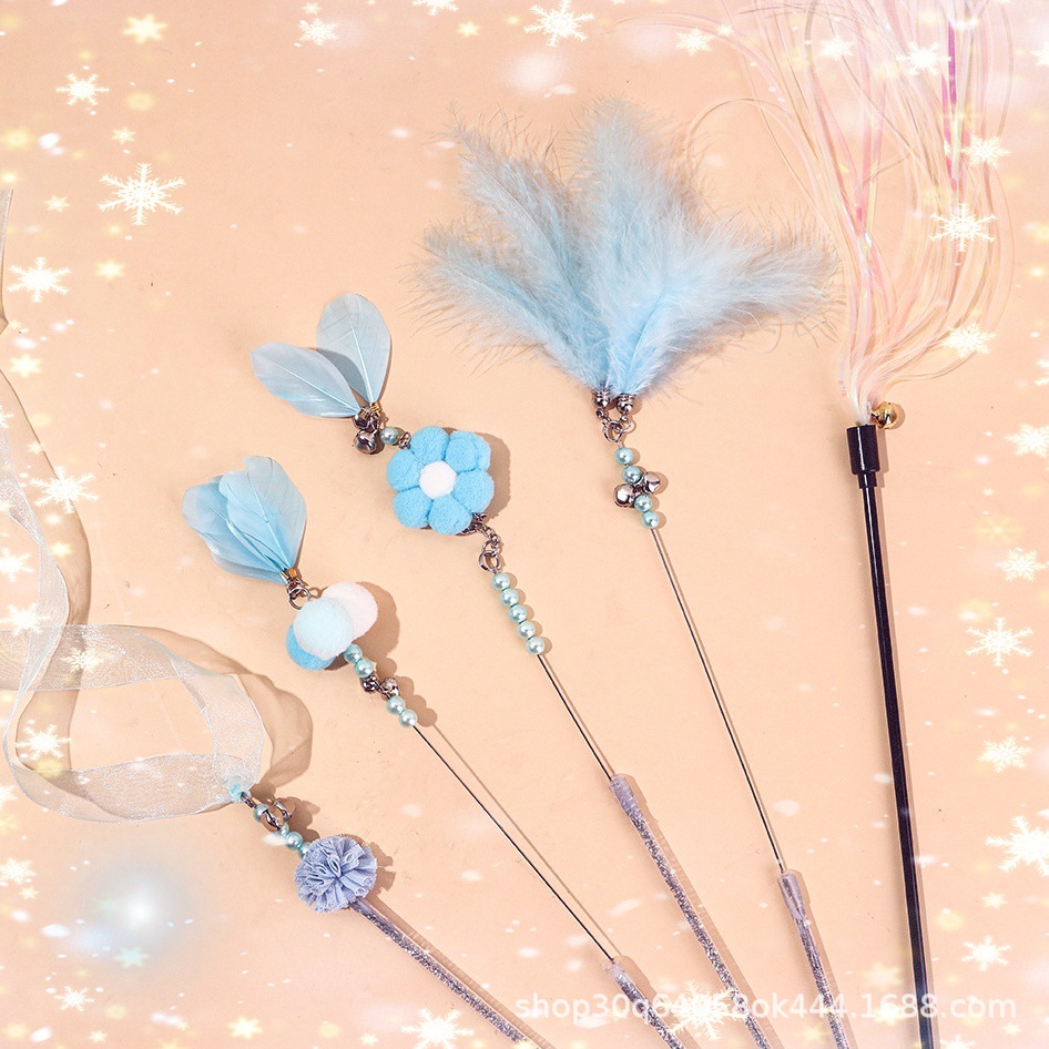 블루 4종 세트 + 컬러풀한 요정 지팡이