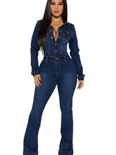 Z 43551 Stretch Flared Jumpsuit ������������� �羳ŷ��