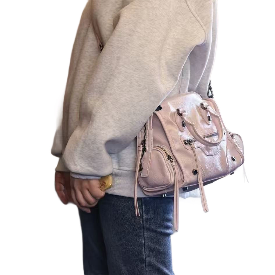Trendy Cool Biker Bag 2026 New Arrival Versatile Casual Handbag Y2K Retro Design Shoulder Crossbody Bag - Thumbnail 5