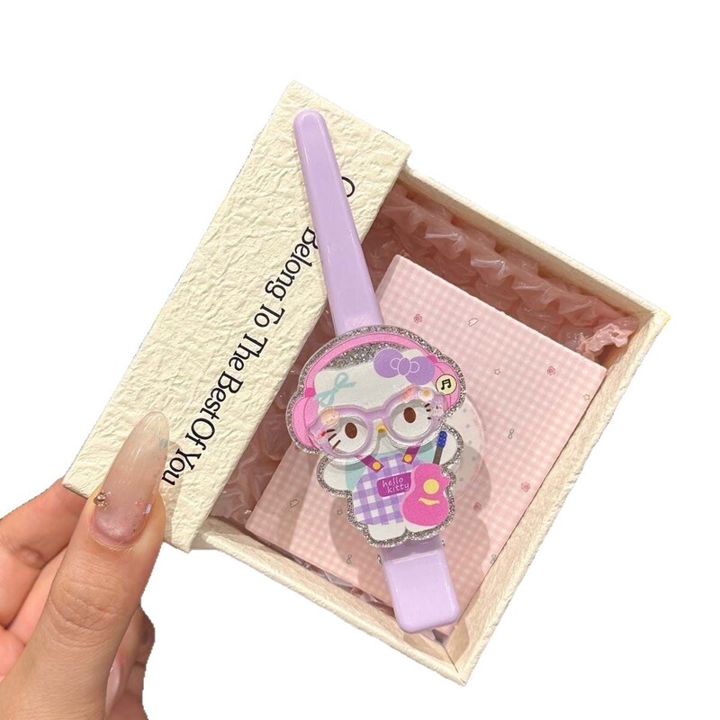 かわいいエプロンメガネ kt 猫シームレスクリップカモノハシクリップメイクアップクリップガーリーハートヘアピン甘い女の子のヘアピンヘアアクセサリー|undefined