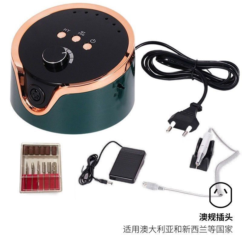 Pulitzador de uñas transfronterizas, pulitador de uñas conveniente de carga, pulitador de uñas profesional de eliminación de piel muerta 45000RPM