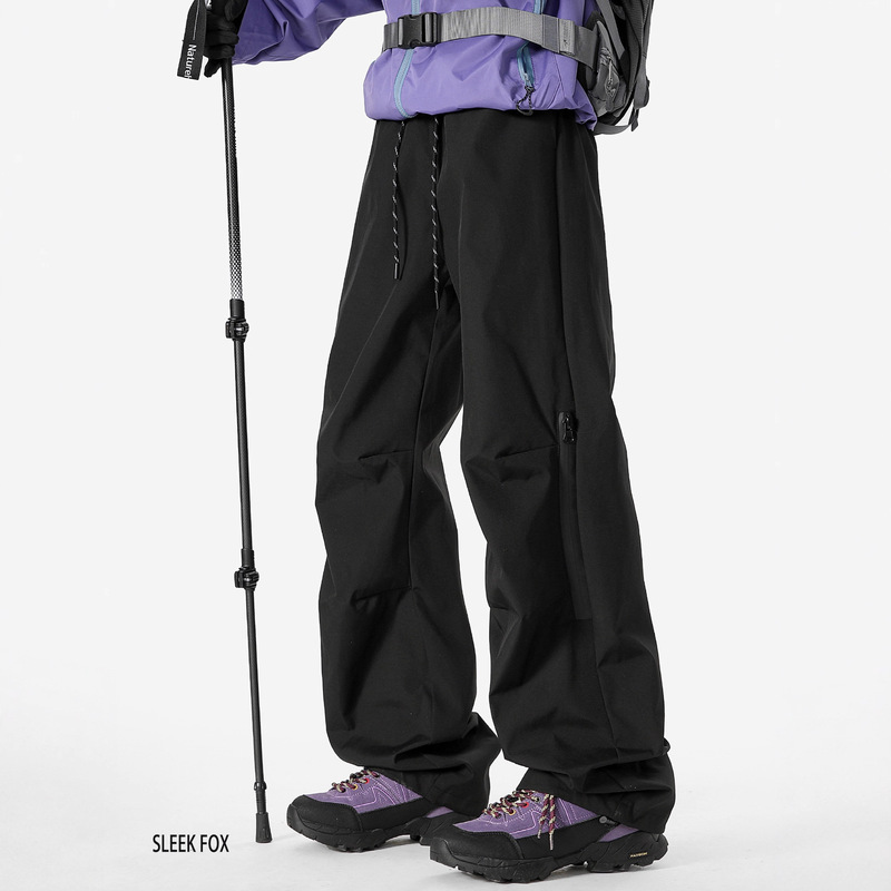 American-Style Men's Autumn New Loose Versatile Outdoor Casual Functional Wind Pleated Paratrooper Waterproof Cargo Pants