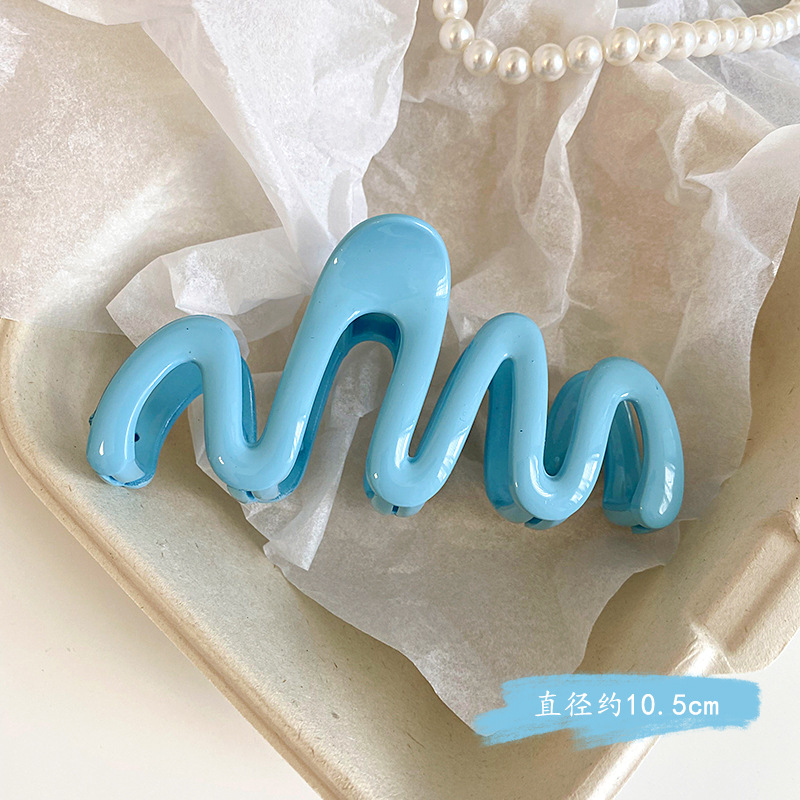 Wavy blue