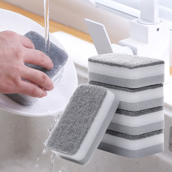 double-sided hygienic sponge bath sponge for home use