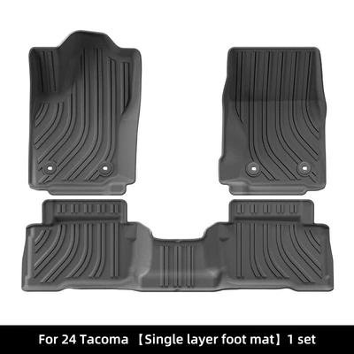 Mats, Special Tpe Floor – Modelə uyğun ayaqaltı - 24-toyota-taterma-tacoma-single-layer-floor-mats-4-doors