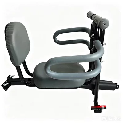 with Full Surround for Child — Electric car child seat - 408-gray-wood-board-complete-set