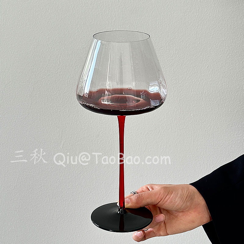 레트로 하이엔드 레드 타이 와인잔 700ml