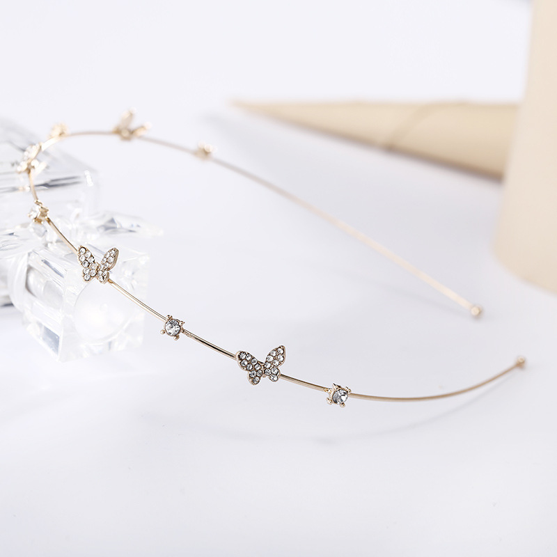 Nueva moda coreana Diamante estrella de mar Diadema Accesorios de diadema de aleación de diamantes de imitación Joyería para el cabello simple Suministro de boutique