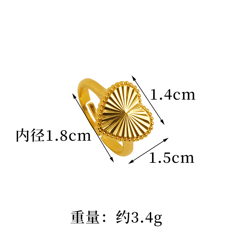 Vietnam Sha Jin amor anillo vivo corazón de melocotón flores de alto nivel con un pequeño libro rojo con el mismo diseño de diseño de fábrica