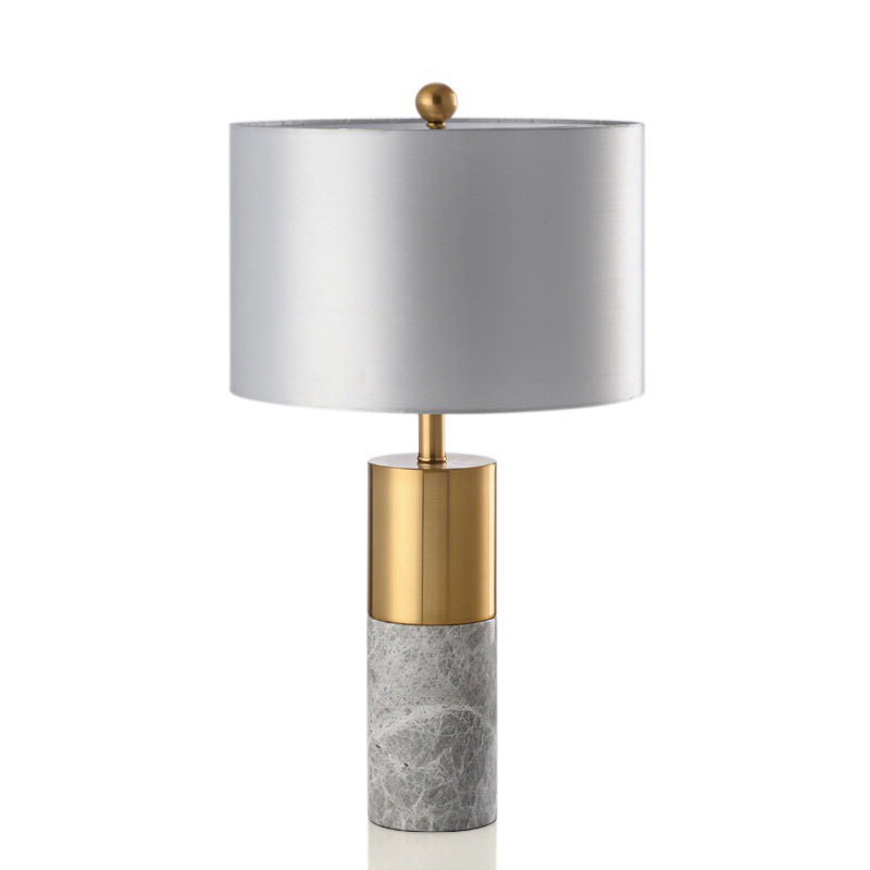 Luz lámpara de mesa de lujo post-moderno minimalista mármol Arte Creativo Villa modelo sala de estar americana dormitorio lámpara de noche
