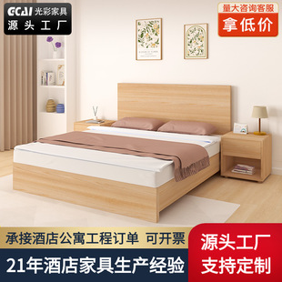 酒店賓館套房家具設計翻新改造經濟型青旅民宿標間榻榻米床箱床架
