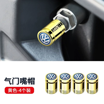 Tu Guan car tire valve – valve - eggshell-volkswagen-blue-label-bright-gold-4-pack