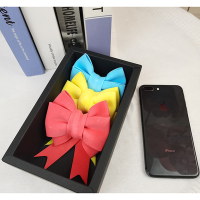 Mini bow ornament Pendant DIY Home Furnishing Gift box decorate Net Red EVA bow Cake Decorating