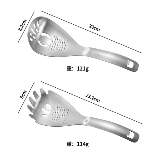 316 stainless steel multifunctional cooking spoon, ginger grinding spoon, 304 multifunctional potato masher, egg white separation spoon