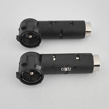 FM汽车音响ISO转DIN天线FM转接插头大R众AM收音机天线改装转换头