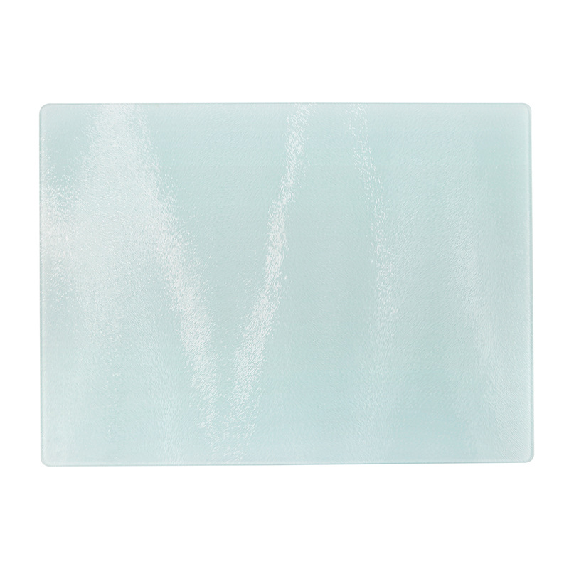 Tablero de corte de vidrio de impresión de transferencia de calor Tablero de corte de vidrio templado Tablero de corte de superficie de oro rectangular Tablero de corte de vidrio en blanco de sublimación