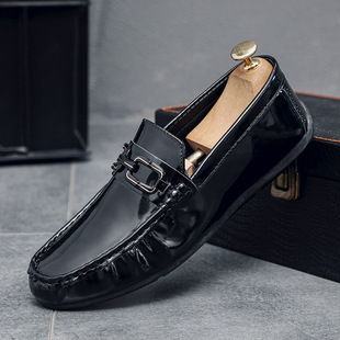 Zulishi men's shoes summer loafers men's soft-soled slip-on casual leather shoes driving loafers men's leather shoes