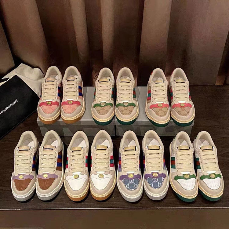 Dirty Shoes Women's Thick Sole Height Increasing Small Dirty Shoes Guangzhou High/Version Retro Old Summer New Casual Sneakers