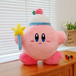 Cross-Border New Model Magic Star Kirby Super Cute Plush Toy Pillow Claw Machine Doll Plush Toy Wholesale