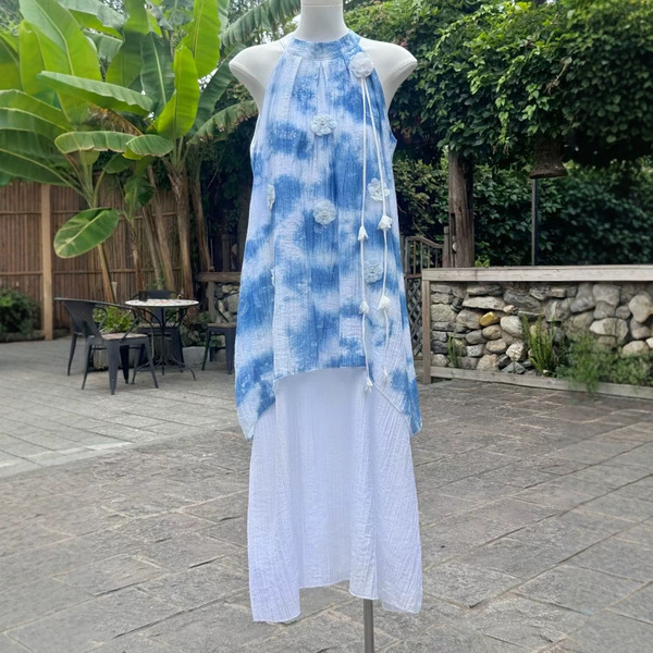 Genuine blue dress from Yunnan province