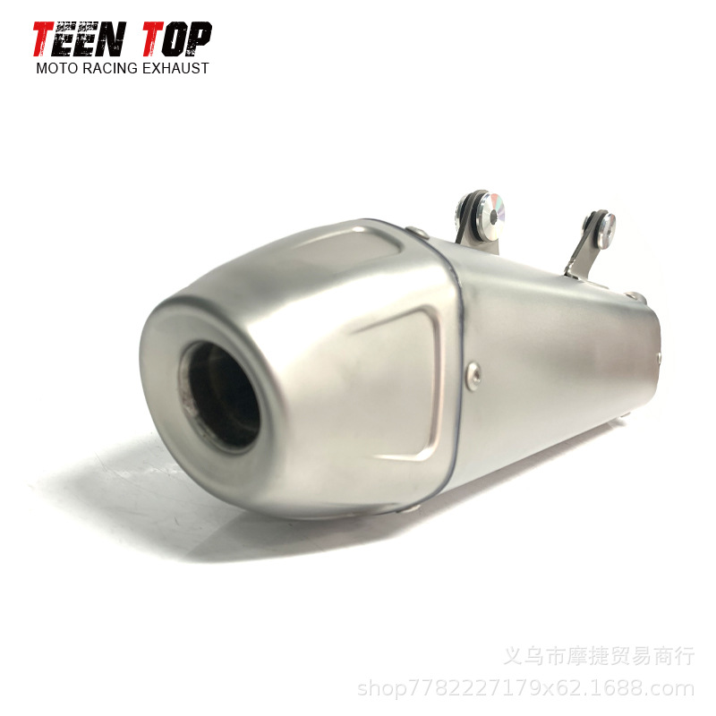 Suitable for Off-Road Motorcycle Hengjian Z300 Modified Exhaust Pipe Z300 Stainless Steel Full Section Exhaust Pipe 25 Years