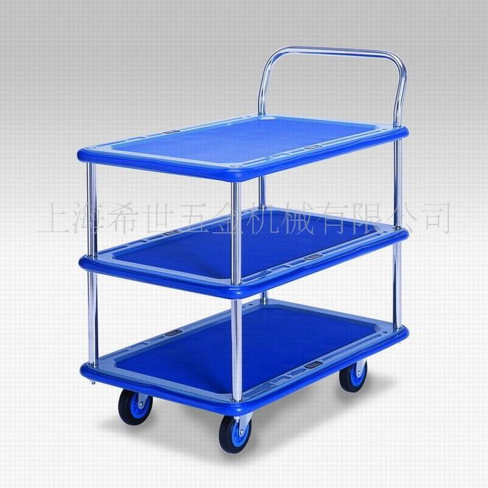 KANATSU静音铁板三层手推车JACK150-T3