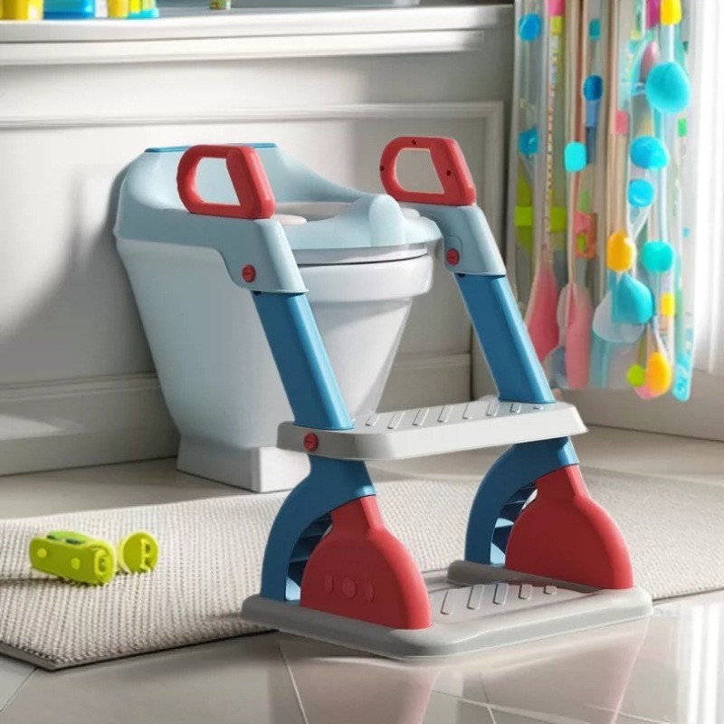 Inodoro escalonado para bebés, asiento de inodoro para niños, inodoro escalonado para niños, inodoro plegable antideslizante
