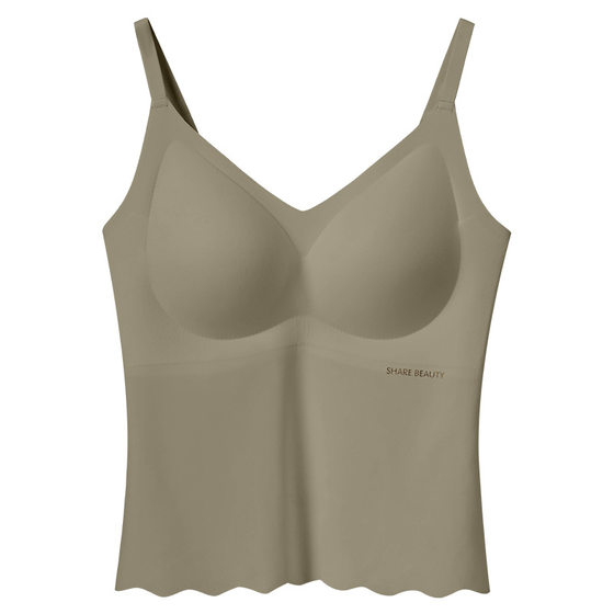 3803 thin modal long underwear women's vest shaping sling seamless breathable outer wear Korean style push up comfortable