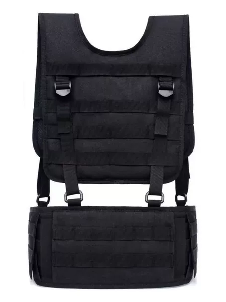 Outdoor Tactical Vest and Belt Set Multifunctional Tactical Belt CS Field Protective Vest Military Enthusiast Outdoor Gear