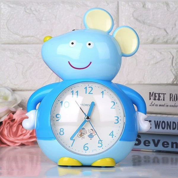 Blue mouse mute + night light + snooze + talk and sing